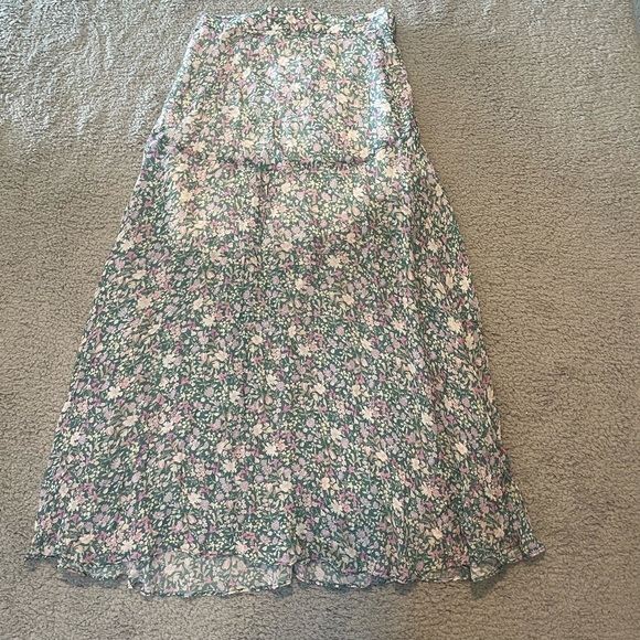 Forever new Bronte Button Front Midi Skirt meadow ditsy Size 8 - Picture 8 of 9